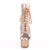 Pleaser - ADORE1020SQ Bottes de plateforme, Pole dance chaussures - Chaussures de pole dance - Couleur or/Champagne Product image